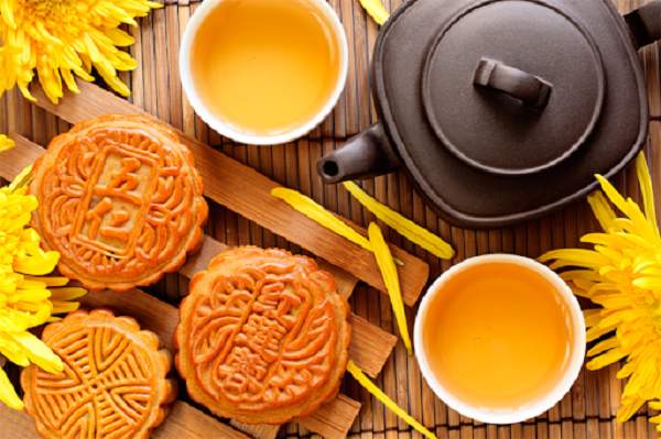 Bánh trung thu nhân đậu xanh