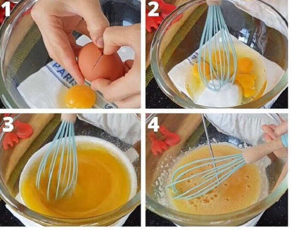 Cách tách lòng trắng trứng