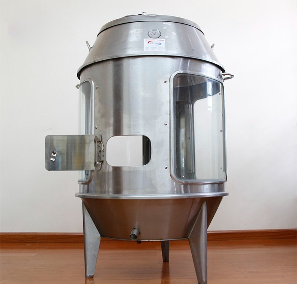 Lò quay vịt có kính xoay
