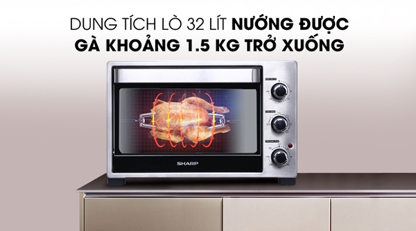 Lò nướng Sharp EO-A323RCSV-ST