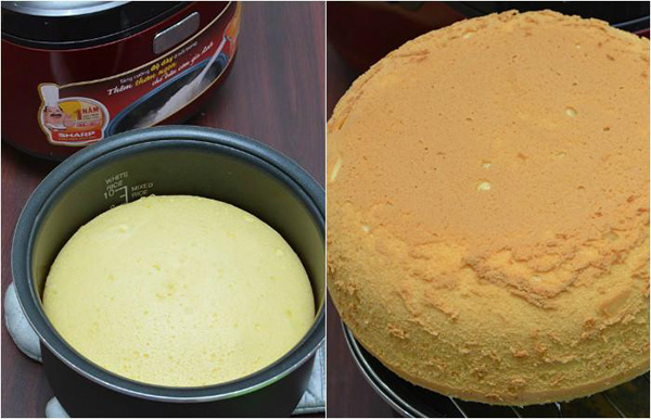 Công thức làm bánh kem bằng nồi cơm điện